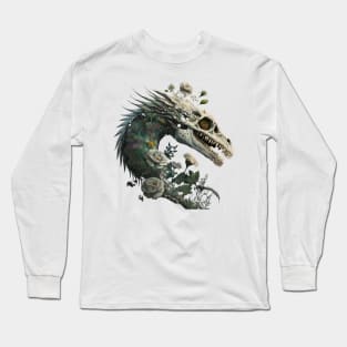 Dinosaur Skull Halloween Long Sleeve T-Shirt